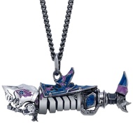 Cyberpunk Mechanical Style Necklace Graffiti Merchandise Accessories Battle of Two Cities