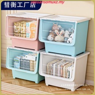 DR.STORAGE 28L/40L/60L Large Capacity Storage Box With Transparent Lid Stackable Toy Snack Storage C