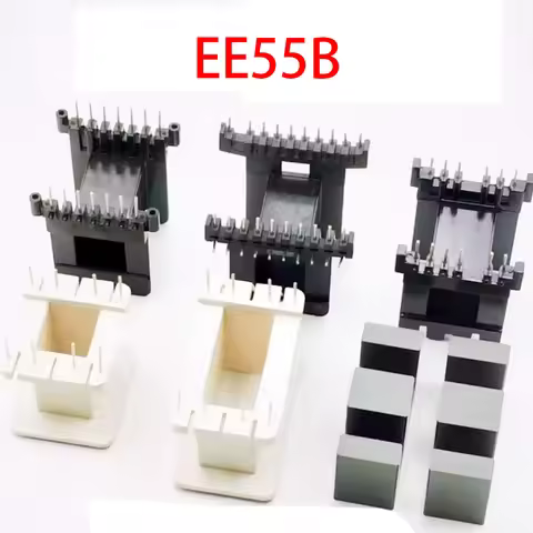 EE55B 4+4 6+6 7+7 11+11 Pins 8/12/14/22P MN-ZN PC40 Vertical Horizontal Transformer Ferrite Magnetic
