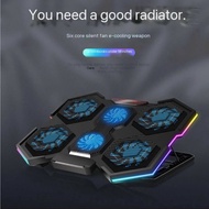 RGB Gaming Laptop cooler 3000 RPM Powerful airflow Notebook Cooling pad for 12-17 inch Laptop