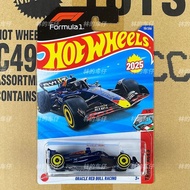 2025C Hot Wheels Hot Traffic Series Alloy Small Sports Car Toy Car Model F1 Benz Porsche C4982