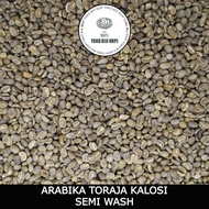 GREEN BEAN KOPI MENTAH ARABIKA TORAJA KALOSI SEMI WASH GRADE 1 - 1KG