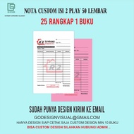 NCR CUSTOM NOTE 1 PLAY 2 PLAY