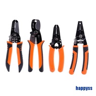 Cable wire stripper cutter crimper automatic terminal crimping plier tool