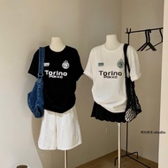 Wgwe floral printed short-sleeved T-shirt for women W6232