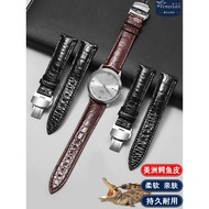 Crocodile Leather Watch Strap for Men Genuine Leather Women Original Substitute for Tissot Longines 