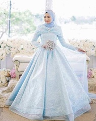 PROMO / TERMURAH Gaun pengantin wanita muslim/hijab TERBAIK