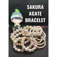 Sakura Agate Crystal (Bracelet)