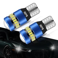 2ชิ้น W5W T10 LED CANbus ไม่มีข้อผิดพลาด12V ไฟภายในรถ168 194 3030 SMD BMW Audi สว่างมาก