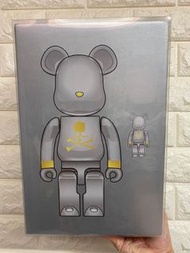 Bearbrick Mastermind Silver 400% 100%