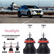 สำหรับรถยนต์ Nissan Juke (F15) 2015-2023 (ไฟฉายคาดศีรษะ) ไฟ LED LAI 40W ไฟหน้ารถไฟหน้าอัตโนมัติ6000K