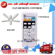 exhaust fan kdk ceiling fan UNIVERSAL PANASONIC KDK KHIND MIDEA SHARP CEILING FAN REMOTE CONTROL RM-F989