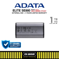 ADATA Elite SE880 Portable External SSD - 1TB/2TB/4TB (5Yrs Warranty)