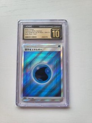 日版CGC金 10 基本水能量 WATER ENERGY SR pokemon ptcg sm12a