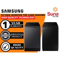 (Free Delivery Kedah,Penang & Perlis)Samsung 13KG/15KG  Inverter Top Load Washing Machine WA80F13S5C