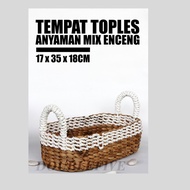 Woven seagrass basket, woven water hyacinth jar, water hyacinth basket, flower vase, aqua container