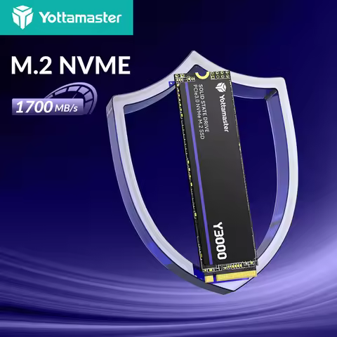Yottamaster Y3000 256GB 512GB 1TB SSD M.2 PCIe 3.0 M.2 2280 NVMe Internal Solid State Drive with SLC