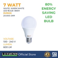 Luxmenn LED Bulb, B65H Series, 7W Yellow (3000K) White (6000K) E27 LED Bulb