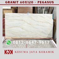 Granit 60x120 Dasar Putih Serat Abu Coklat