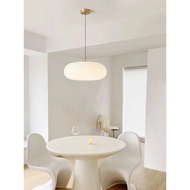 Lampu LED Bulat Ruang Makan/Lampu gantung hias bentuk bulat putih