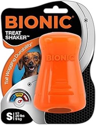 BIONIC Treat Shaker Dog Toy, Small - Interactive Dog Chew Toy That Stands Up to The Toughest Chewers
