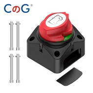 CG On/Off 2 Position 275A Marine Battery Disconnect Switch 12V-48VDC Waterproof Battery Kill Switch 