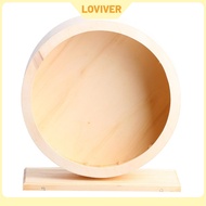 Rat Degu Mice Hamster Wooden Exercise Running Play Wheel Small Rodents