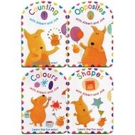 Interactive Board Books with Albert and Joe Counting, Opposites, Colours, Shapes