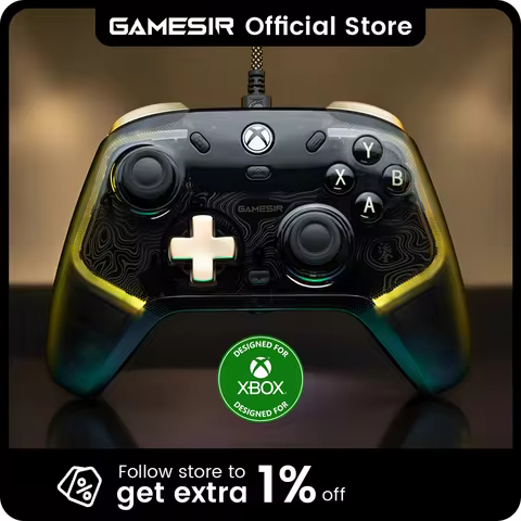 GameSir Kaleid Flux Xbox Controller Wired Gamepad for Xbox Series X, Xbox Series S, Xbox One game co