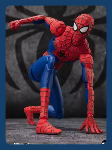 Original BANDAI S.H.Figuarts SHF Peter B Parker Mayday Parker Spider Man Parallel Universe Action Fi
