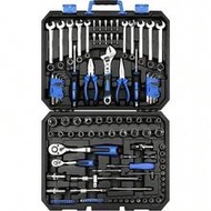 46pcs Tool Kit, Ratchet Wrench, Metric Socket Screwdriver Bits, Suitable For Car, Motorcycle, Bicycl