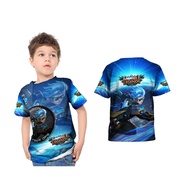 Dstore Mobile Legends GUSION Children's T-shirt - cyber ops 3D FullPrint