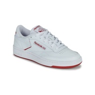 Reebok Club C 85 Classic White Flash Red Leather Sneakers Men