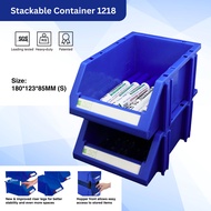 1218 KTK Plastic Stack Storage Bin | Box | Stackable | Organizer | Organization | Container | Cabine