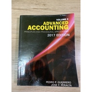 PRELOVED ADVANCED ACCOUNTING 2 BY GUERRERO AND PERALTA - 2017 EDITION