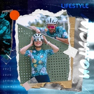 MONTON LIFESTYLE WOMENS JERSEY SNOWBALL GREEN