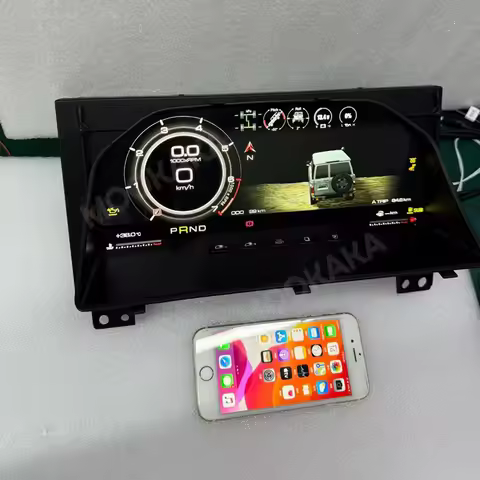 Car dashboard Auto Gauge For Toyota LandCruiser LC70 LC71 LC76 LC78 LC79 2007-2024 LCD Digital Clust
