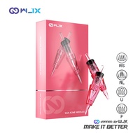 WJX 10pcs/box Permanent Makeup Cartridge Needles Round Liner RL RS U F 0.16mm-0.4mm Sterilized Drago