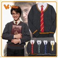 Cosplay Harry Potter Gryffindor V-neck Sweater Vest with Embroidered Badge - Anime Inspired