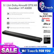 Sony [ HT-A5000 ] A Series Premium Soundbar 5.1.2ch 8k/4k 360 Spatial Sound Mapping Soundbar for sur