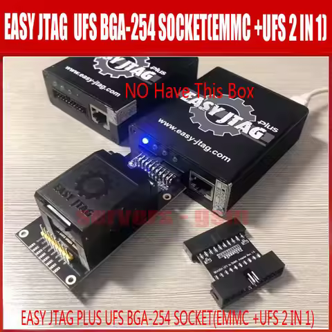 2025 ORIGINAL NEW Easy-Jtag UFS BGA-254 Socket / EMMC 254 Adapter For EASY JTAG PLUS BOX Work