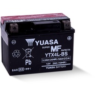 Motorcycle YUASA Moto Battery Accessories MOTORCYCLE BATTERY MADE Motors IN INDONESIA YTX4L-BS FOR YAMAHA MIO SOUL I125 MX I 125