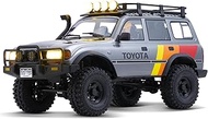 FMS 1/10 LC80 RC Crawler, 2.4Ghz FCX10 Toyota RC Rock Crawler with Lighting, Hobby Grade Offroad RC