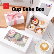 2/3/4/6/8/9/12 Holes Cavity Cupcake Muffin Box Egg Tart Packaging Plain Cup Cake / Flexi Cavity Food