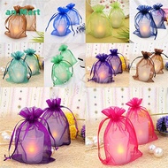 AN.MART 50pc Organza Gift Bags Jewelry Candy Bag Wedding Favors Bags Mesh Gift Pouches MY