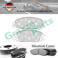 Münster Disc Brake Pad Front for Mitsubishi Canter FB120 FB213 FE300 2.7 (D) 1991-1996 FB511 2.8 (D)