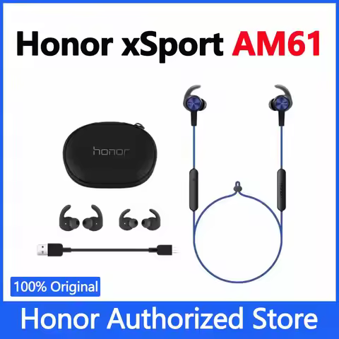 Original Honor XSport AM61 Wireless Bluetooth In-Ear Headphones, Sport Earphones with Mic, HiFi Soun