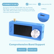 SI4732 Mini10-180Mhz SMA Interface Mini Loop Antenna Pocket Size Radio Receiver Mini Radio LSB USB A