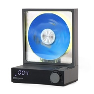 Retro HIFI CD Player Two-way Bluetooth RGB Dazzling Colour Light Effect Speaker Rechargeable Music P