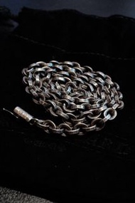 Chrome Hearts Paper Chain Necklace Silver